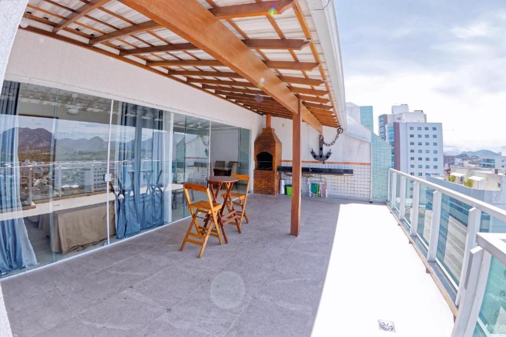 Cobertura C/ Vista Para O Mar E Montanhas, Churrasqueira, 4 Quartos 2 Vg Garagem غواراباري المظهر الخارجي الصورة